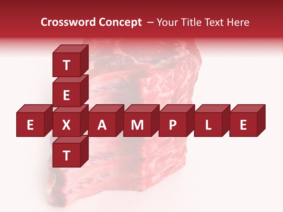 Chop Fillet White PowerPoint Template