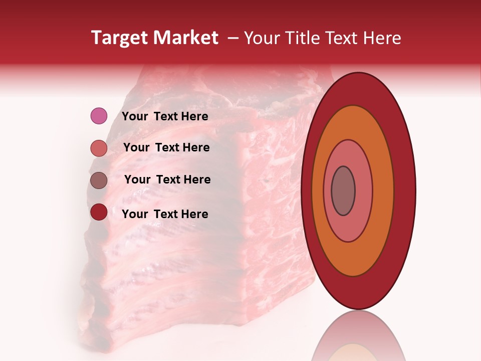 Chop Fillet White PowerPoint Template