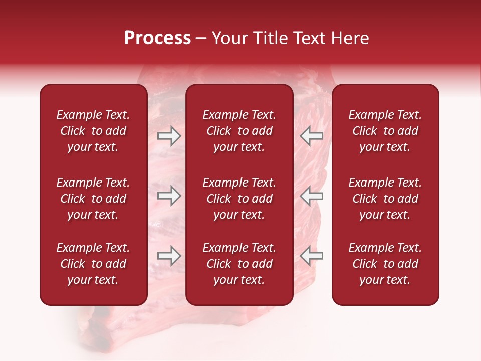 Chop Fillet White PowerPoint Template