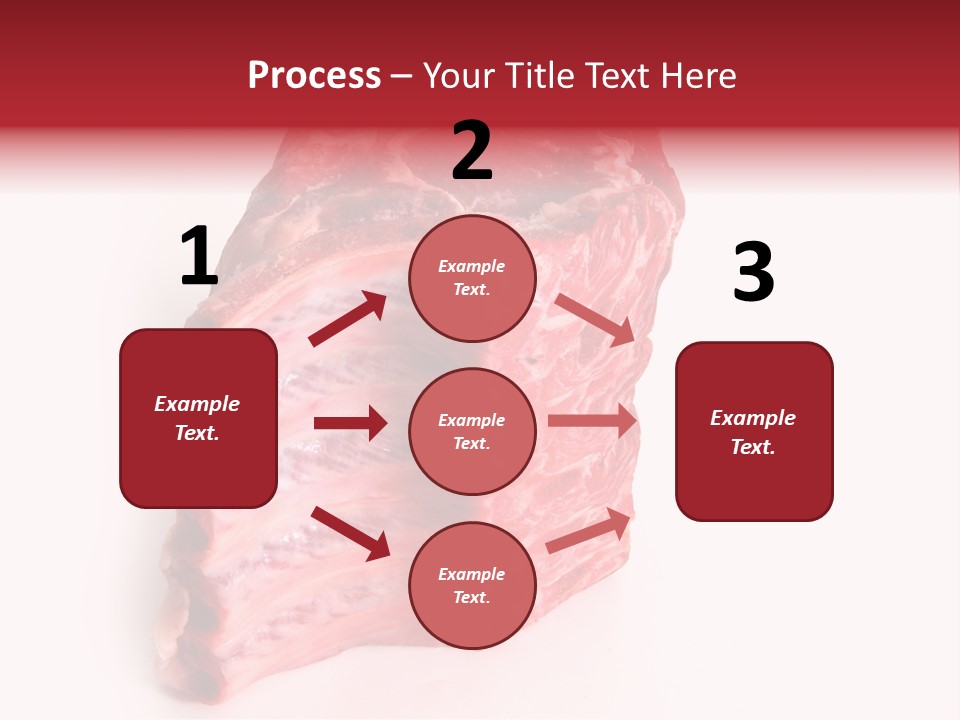Chop Fillet White PowerPoint Template