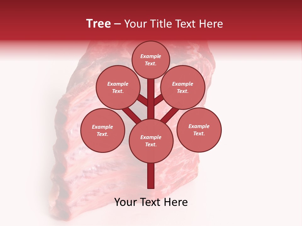 Chop Fillet White PowerPoint Template