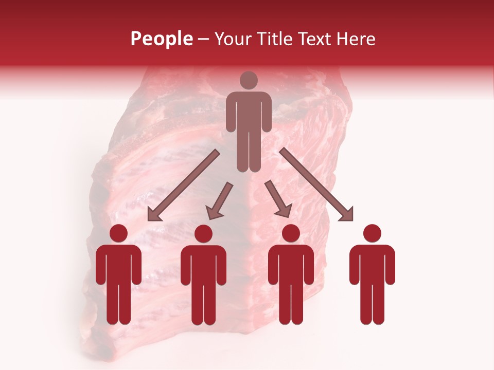 Chop Fillet White PowerPoint Template