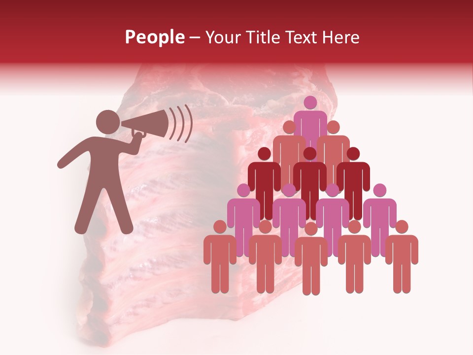 Chop Fillet White PowerPoint Template