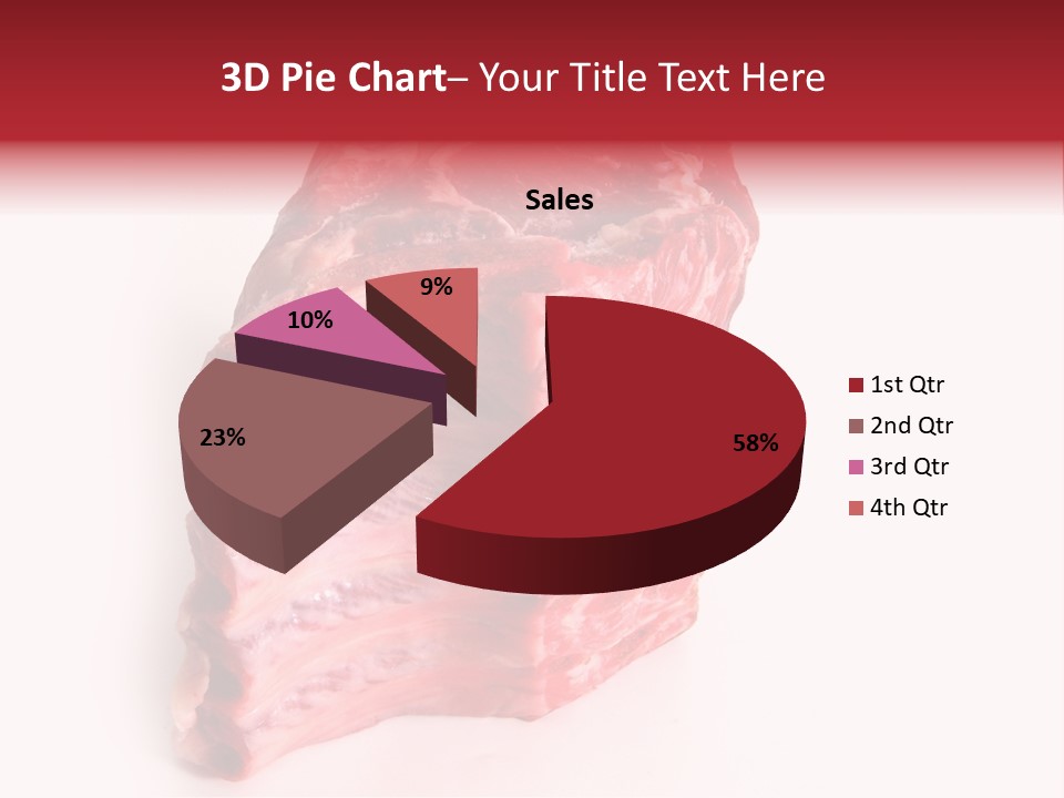 Chop Fillet White PowerPoint Template