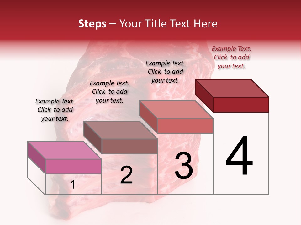 Chop Fillet White PowerPoint Template