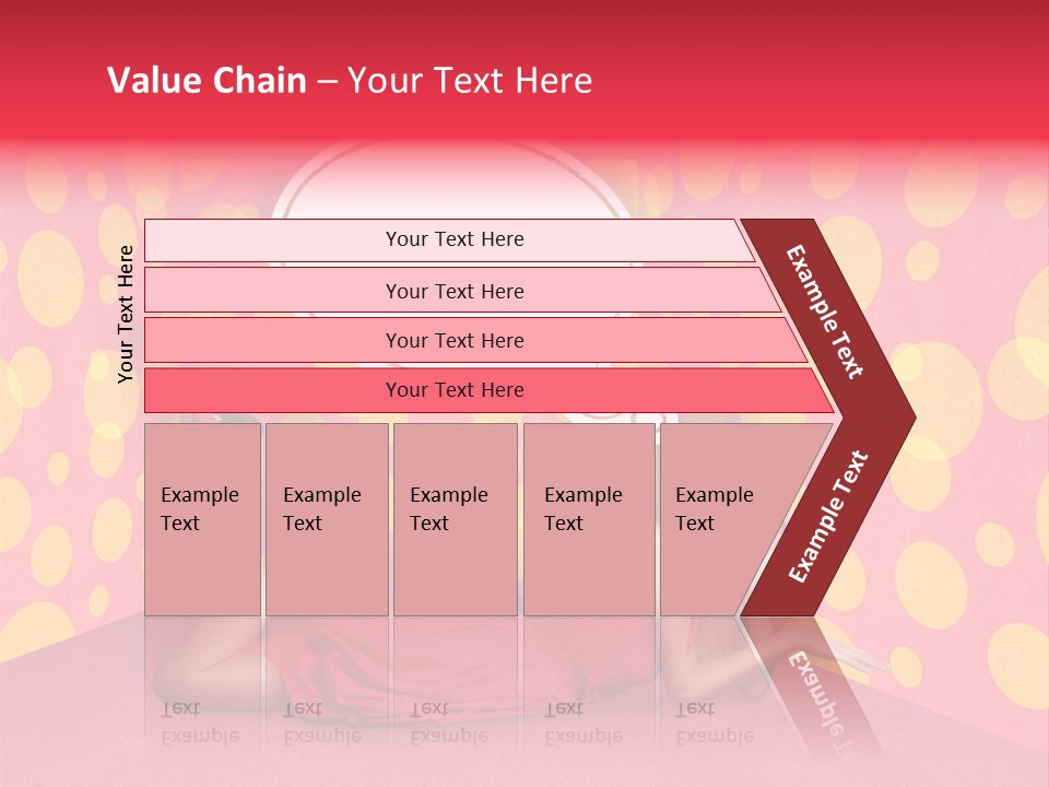 Blonde In Pink PowerPoint Template