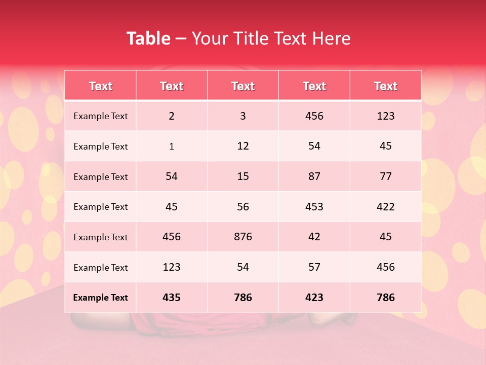 Blonde In Pink PowerPoint Template