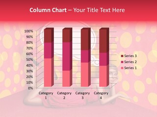 Blonde In Pink PowerPoint Template