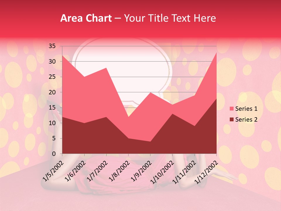 Blonde In Pink PowerPoint Template