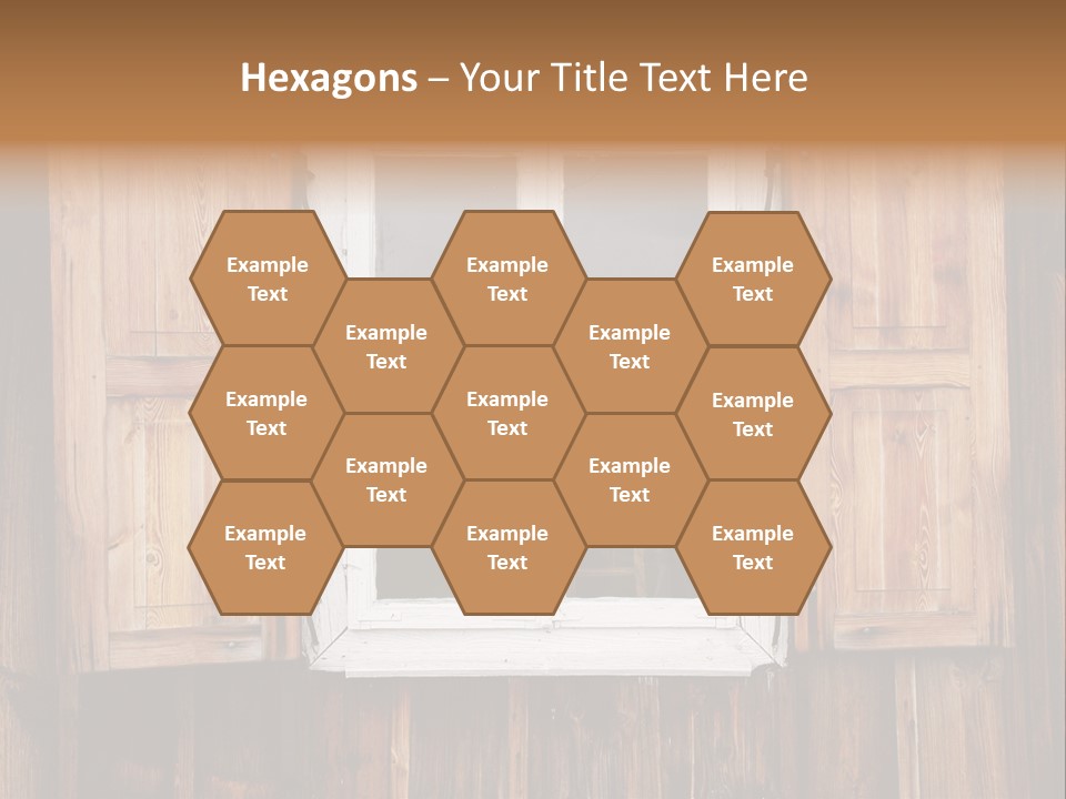Old Wooden Window PowerPoint Template