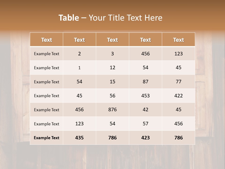 Old Wooden Window PowerPoint Template