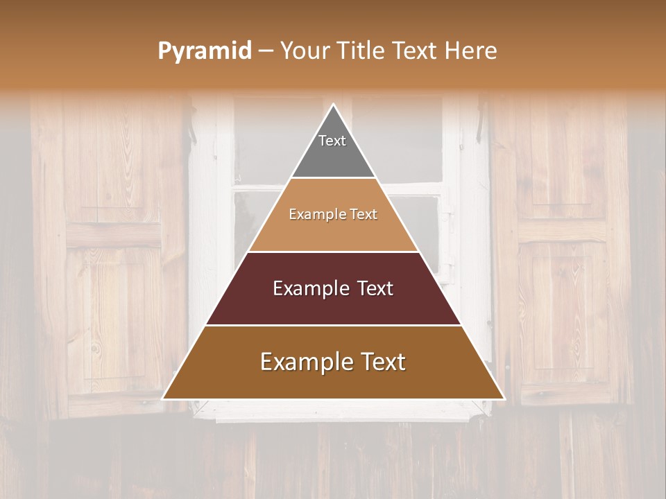 Old Wooden Window PowerPoint Template