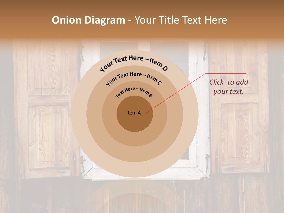 Old Wooden Window PowerPoint Template