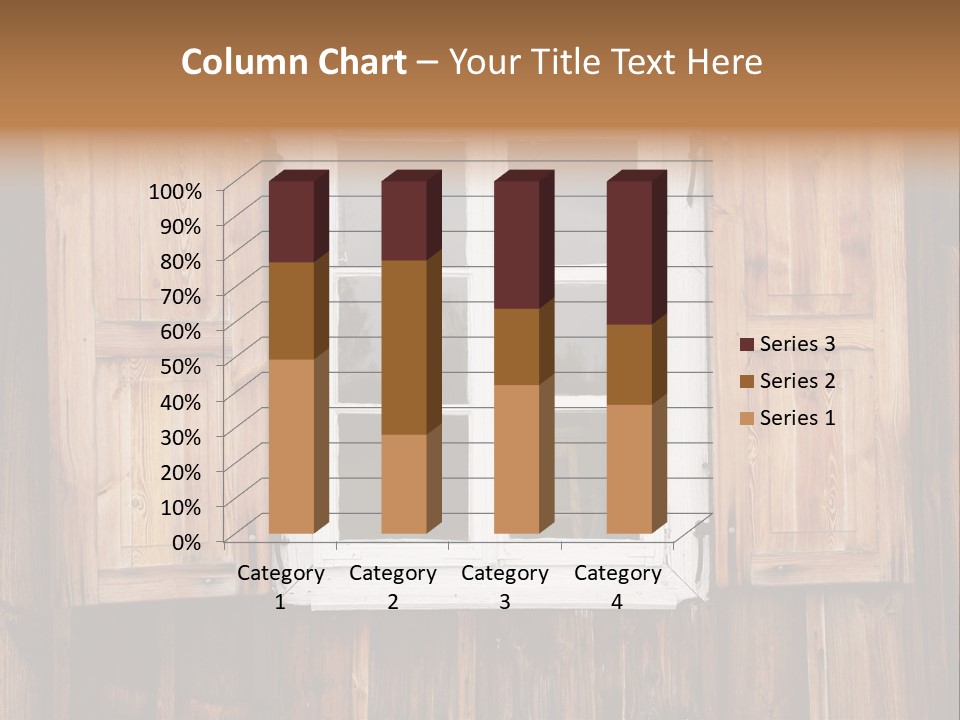 Old Wooden Window PowerPoint Template