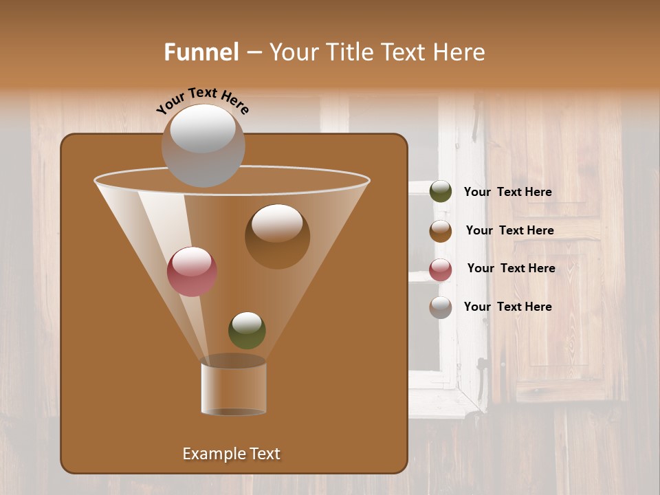 Old Wooden Window PowerPoint Template