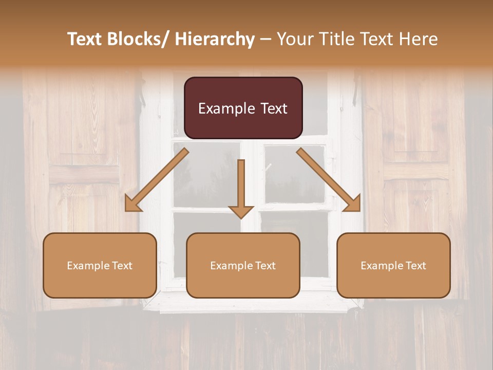 Old Wooden Window PowerPoint Template