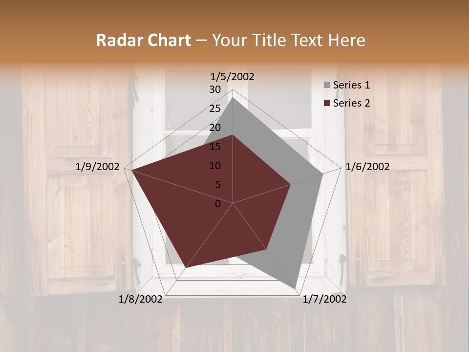 Old Wooden Window PowerPoint Template