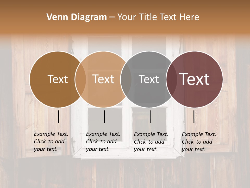 Old Wooden Window PowerPoint Template