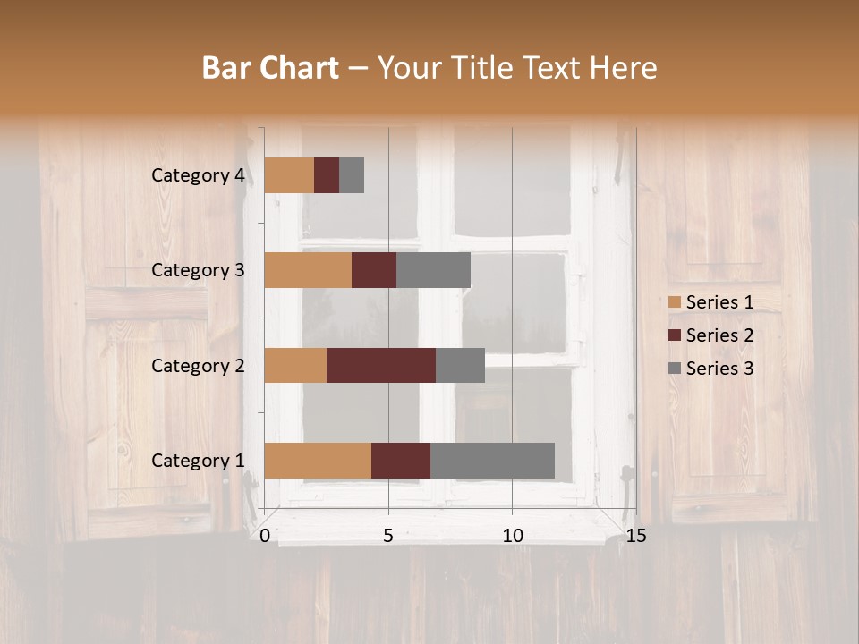 Old Wooden Window PowerPoint Template