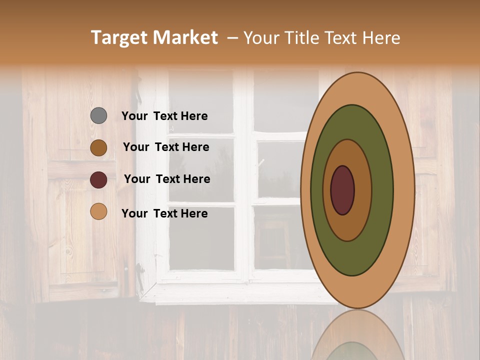 Old Wooden Window PowerPoint Template