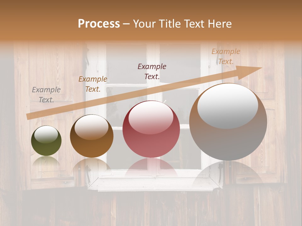 Old Wooden Window PowerPoint Template
