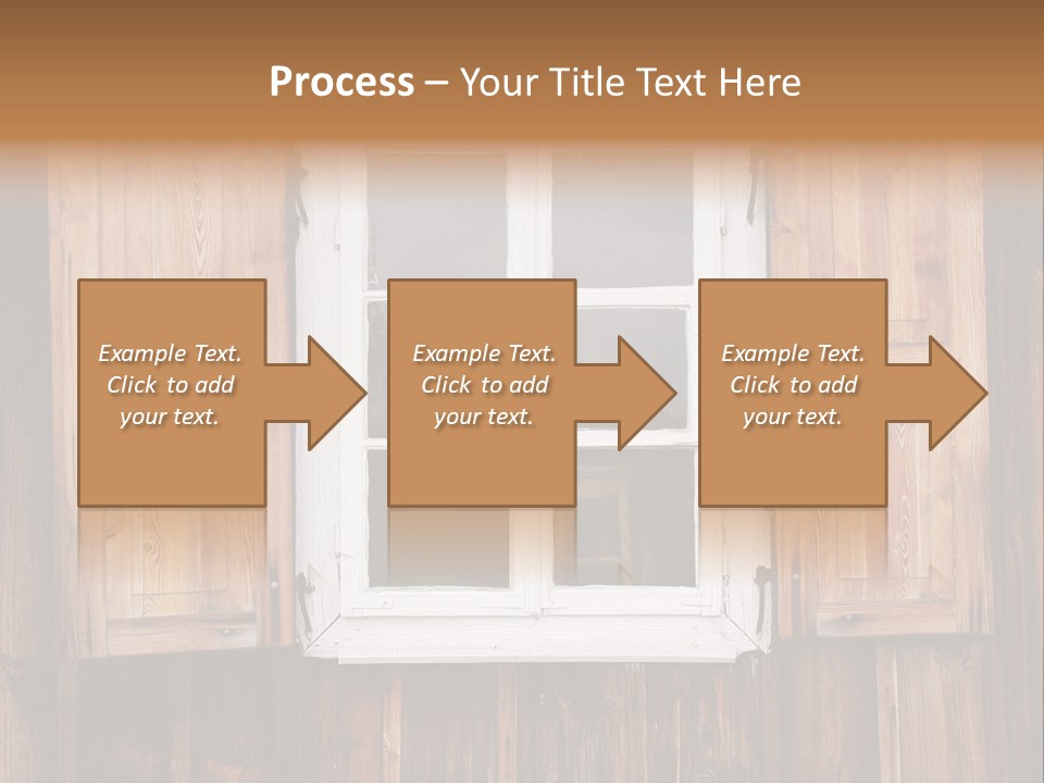 Old Wooden Window PowerPoint Template