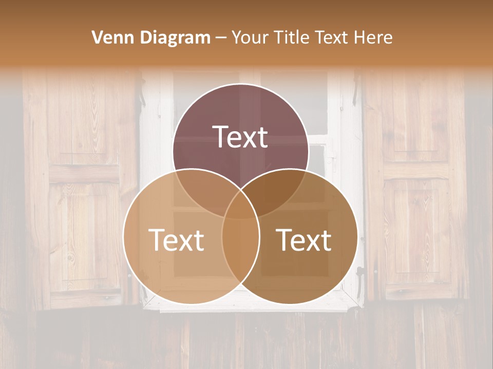 Old Wooden Window PowerPoint Template