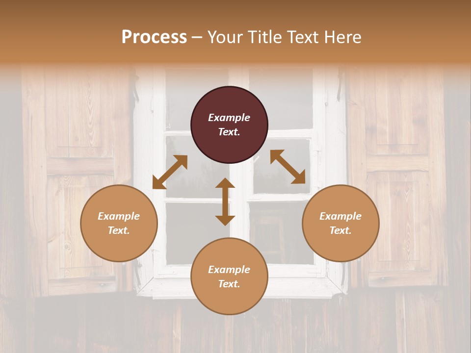 Old Wooden Window PowerPoint Template