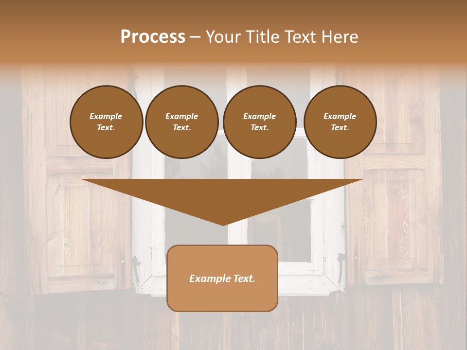Old Wooden Window PowerPoint Template