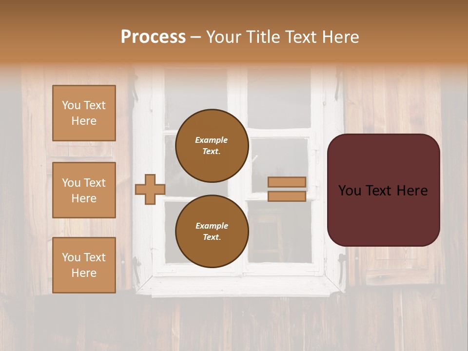 Old Wooden Window PowerPoint Template