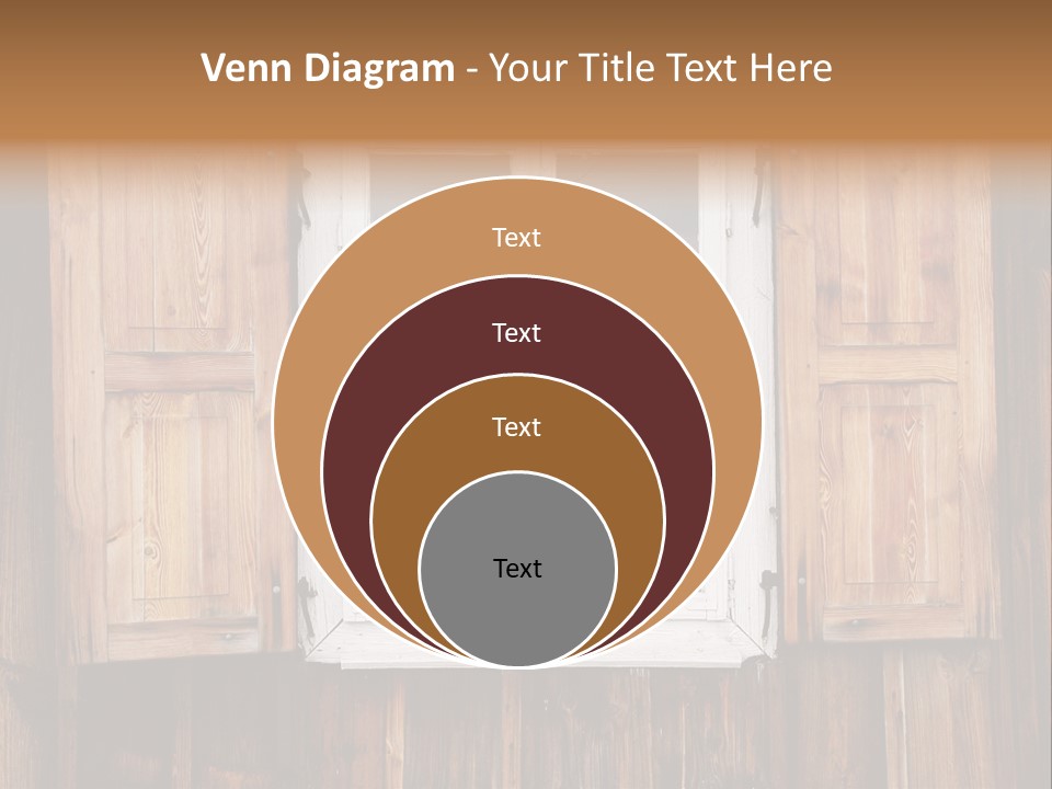 Old Wooden Window PowerPoint Template