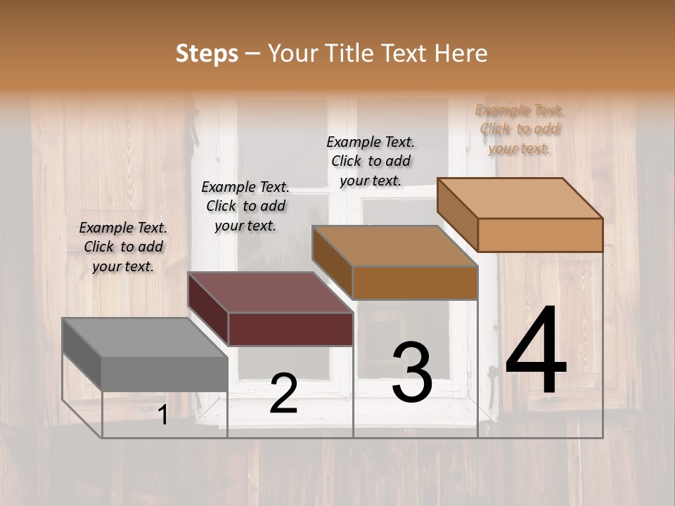 Old Wooden Window PowerPoint Template