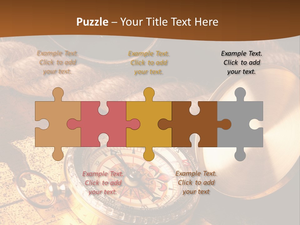 Geography Atlas Way PowerPoint Template