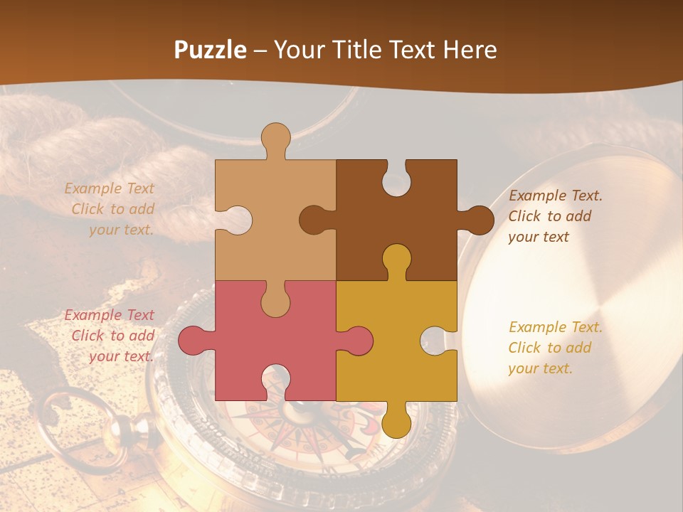 Geography Atlas Way PowerPoint Template