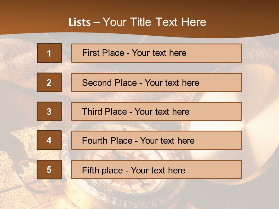 Geography Atlas Way PowerPoint Template