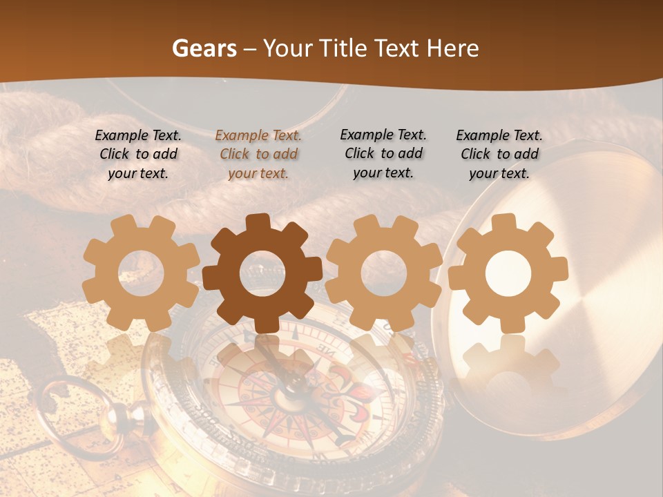 Geography Atlas Way PowerPoint Template