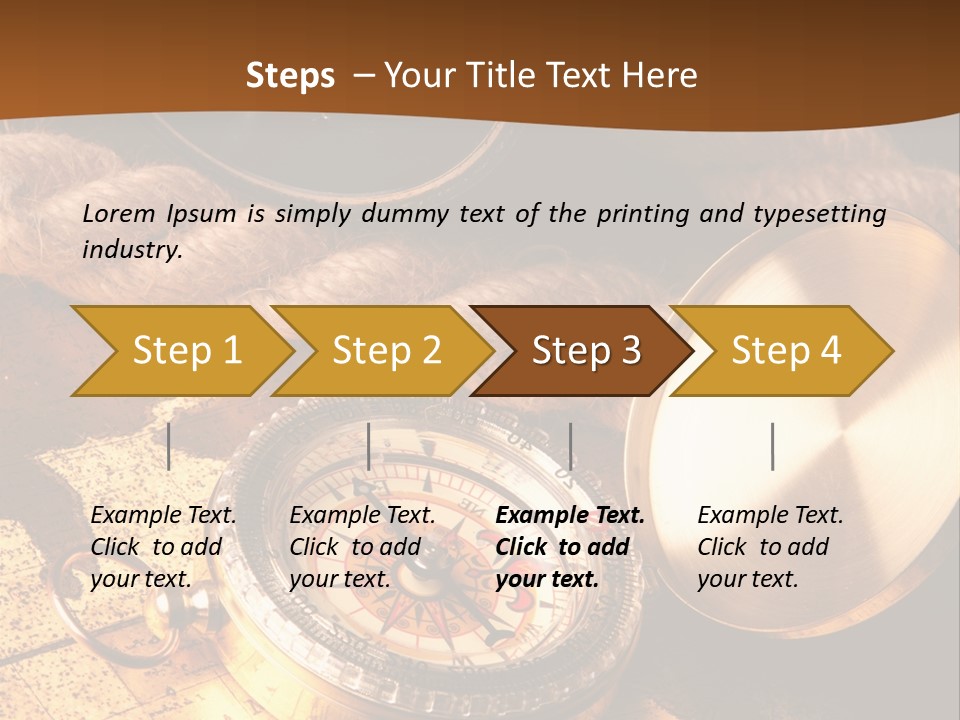 Geography Atlas Way PowerPoint Template