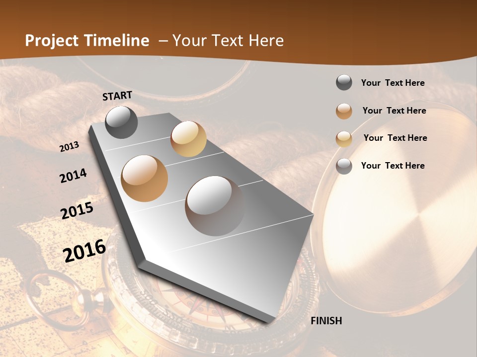Geography Atlas Way PowerPoint Template