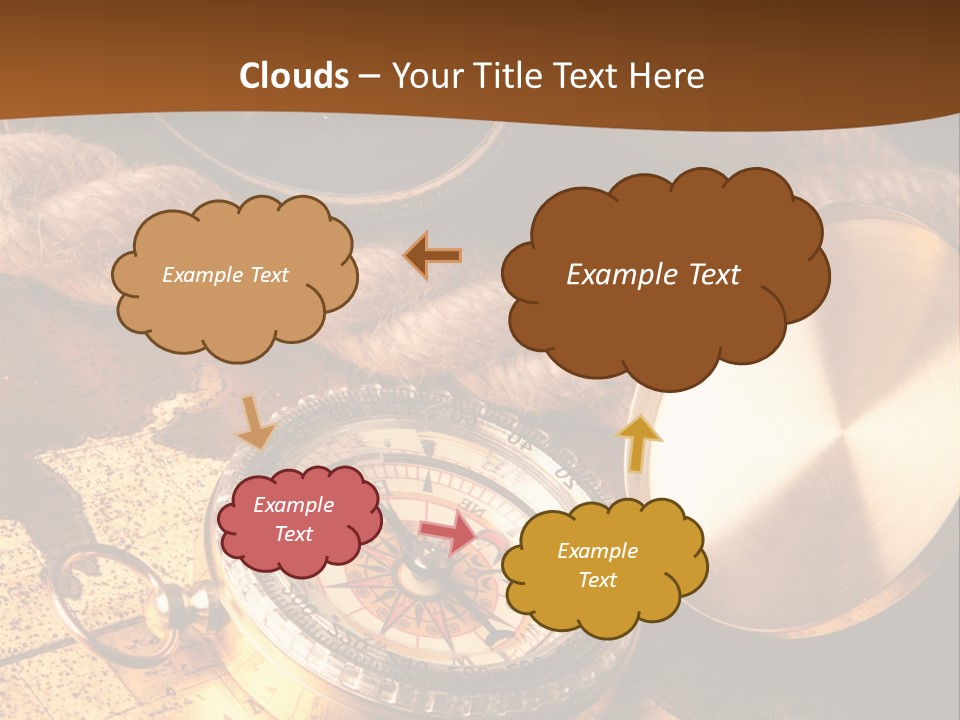 Geography Atlas Way PowerPoint Template