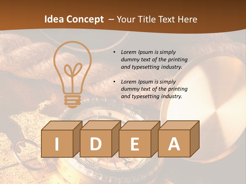 Geography Atlas Way PowerPoint Template