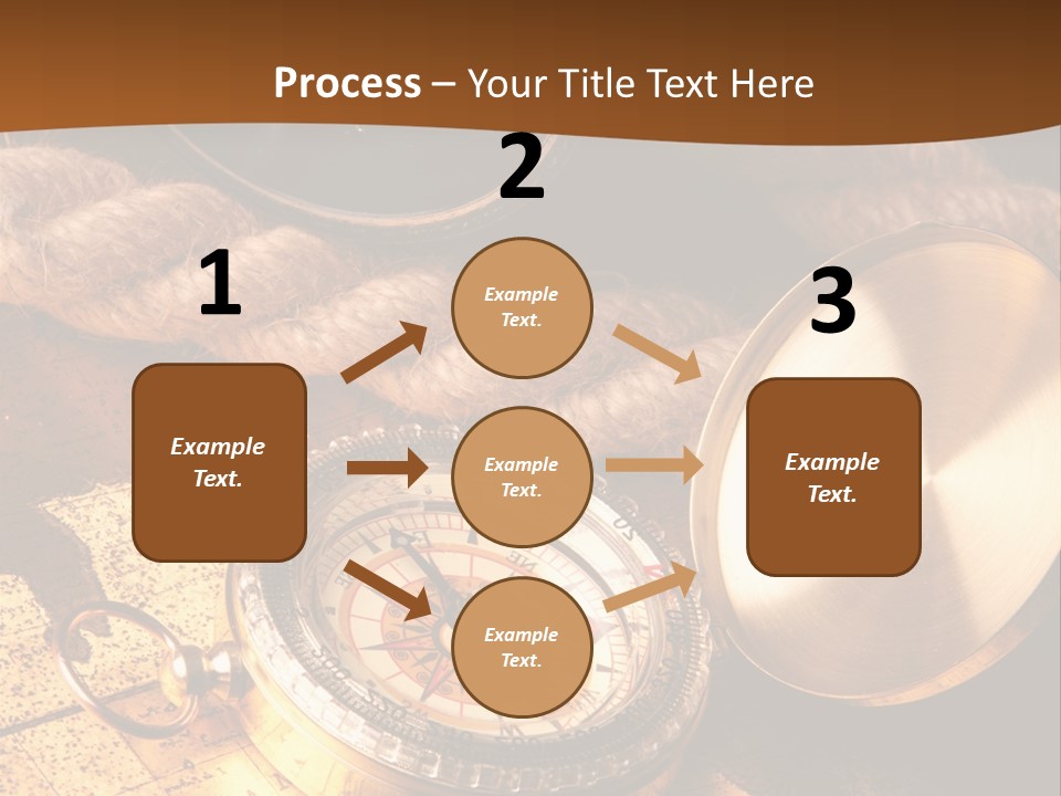 Geography Atlas Way PowerPoint Template