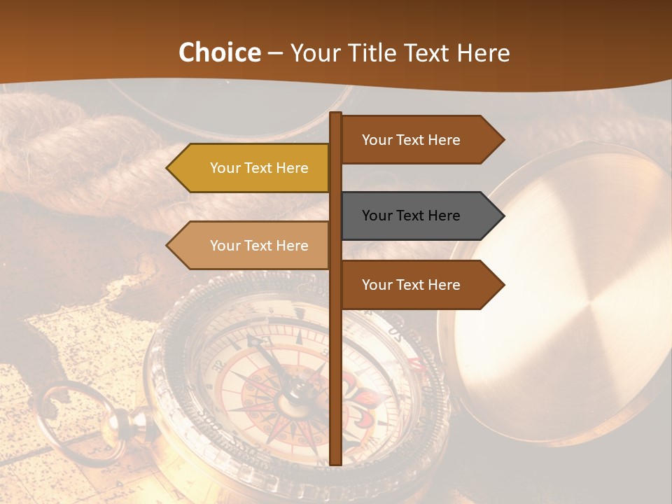 Geography Atlas Way PowerPoint Template