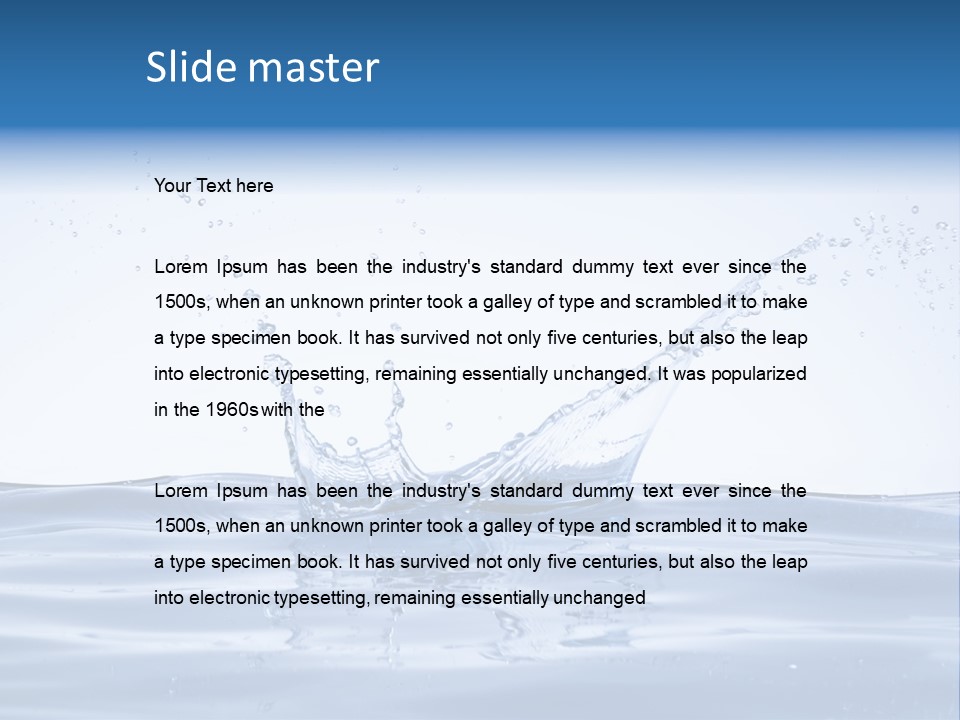 Abstract Wash Pattern PowerPoint Template