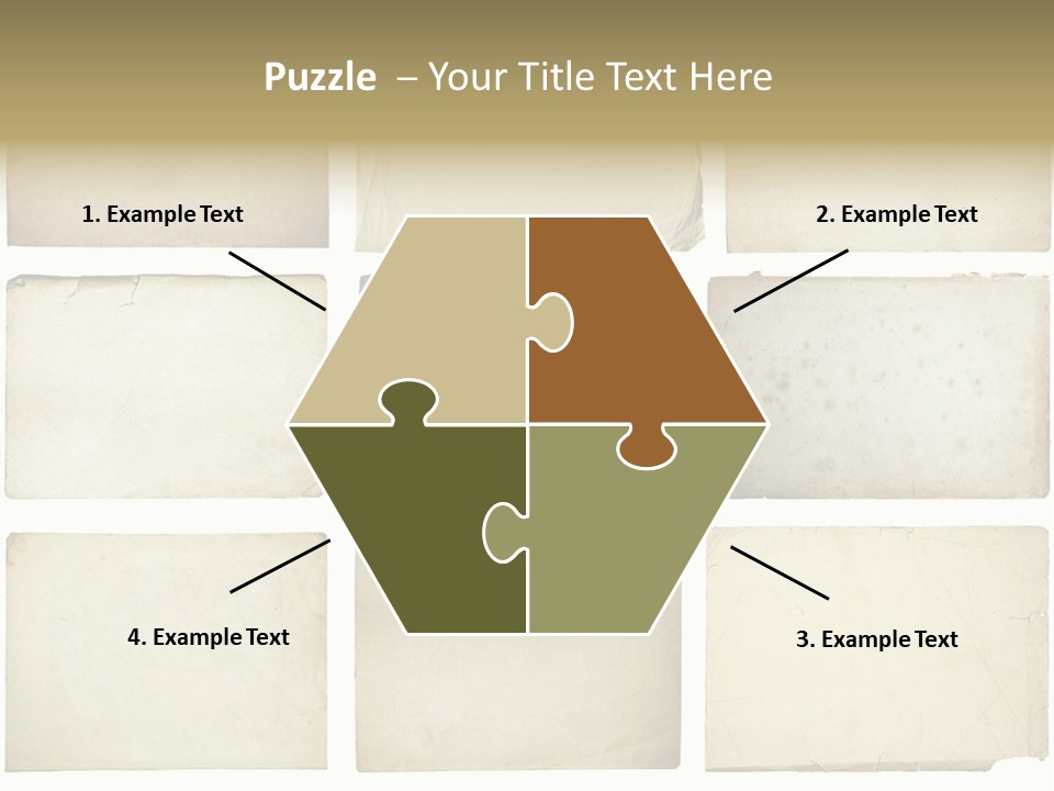 Paper Retro Burnt PowerPoint Template