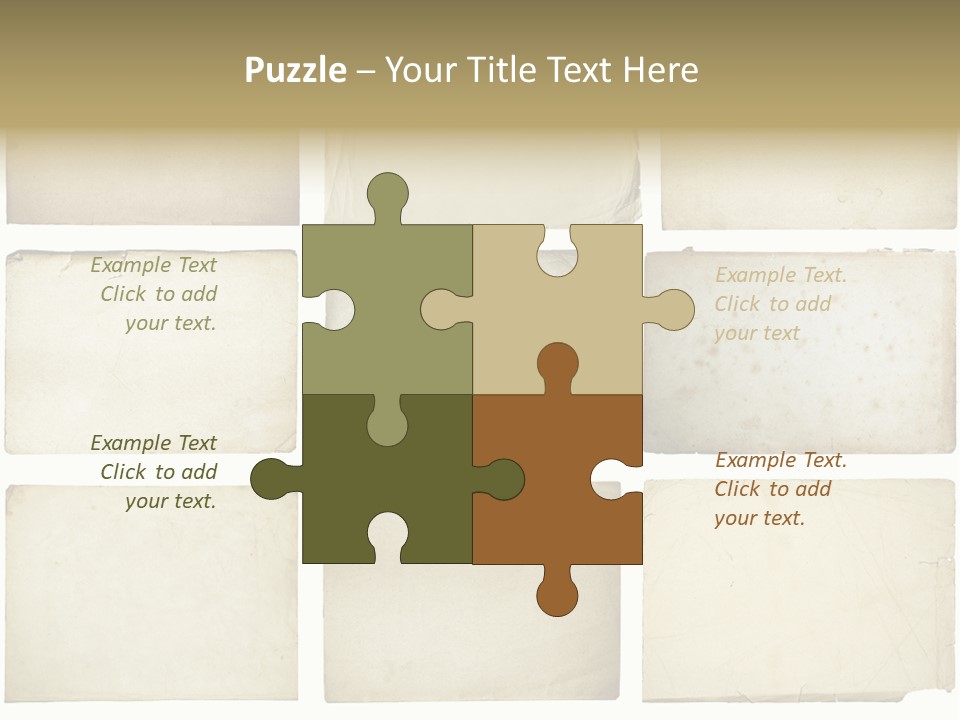 Paper Retro Burnt PowerPoint Template