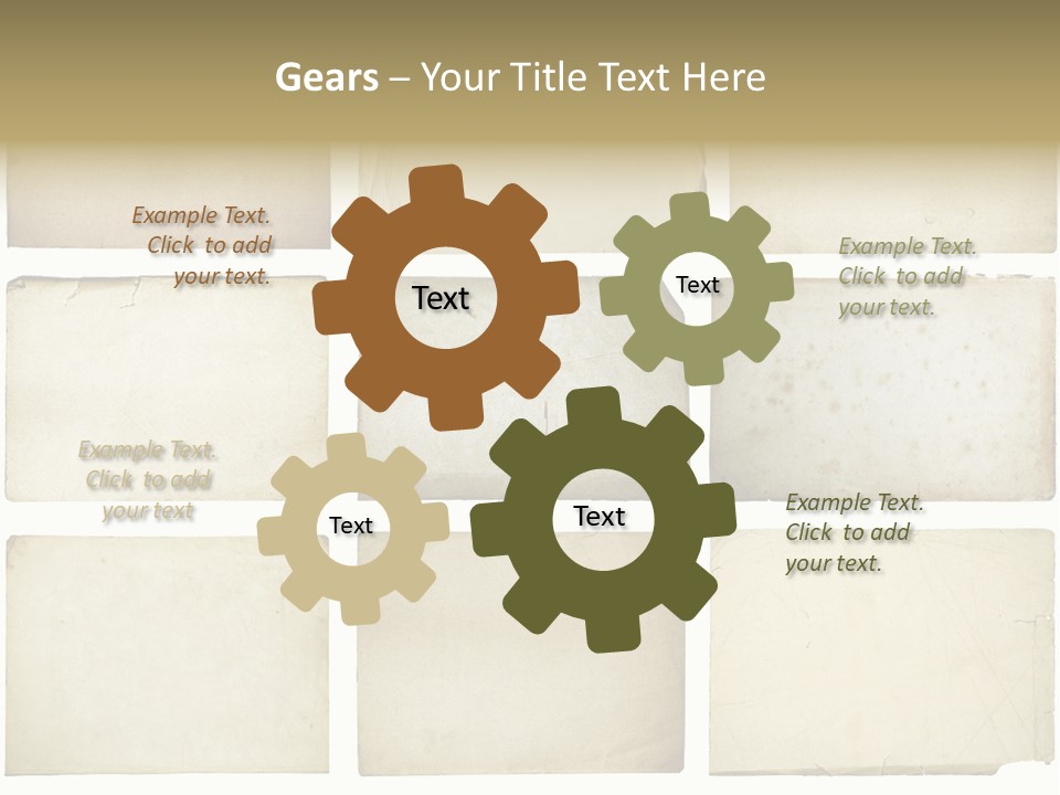 Paper Retro Burnt PowerPoint Template