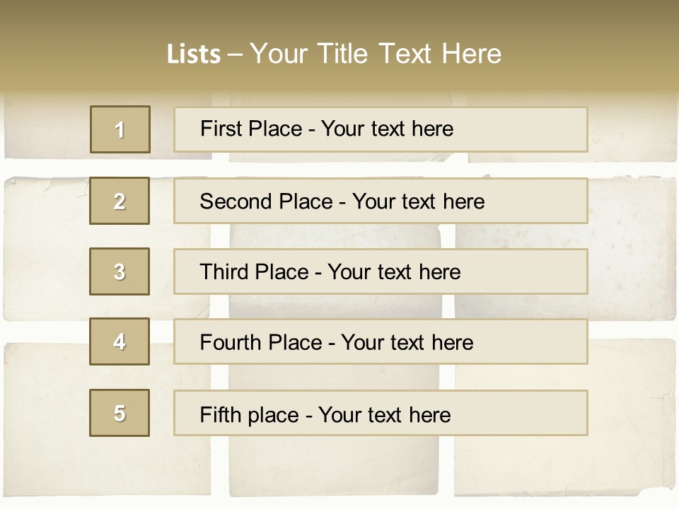 Paper Retro Burnt PowerPoint Template