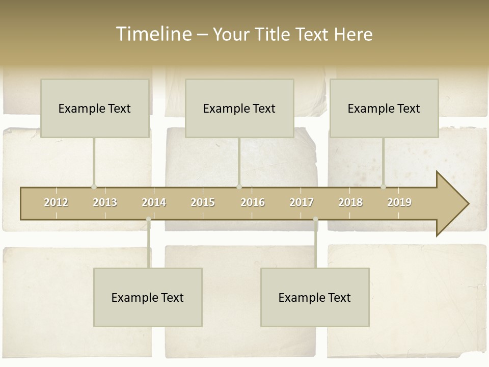 Paper Retro Burnt PowerPoint Template