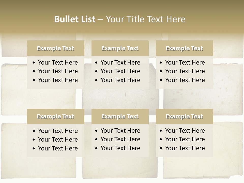 Paper Retro Burnt PowerPoint Template