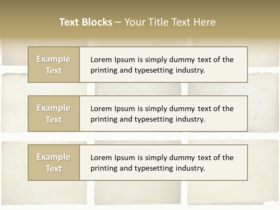 Paper Retro Burnt PowerPoint Template